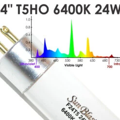 SunBlaster Replacement T5HO Lamp – 24", 1 Count